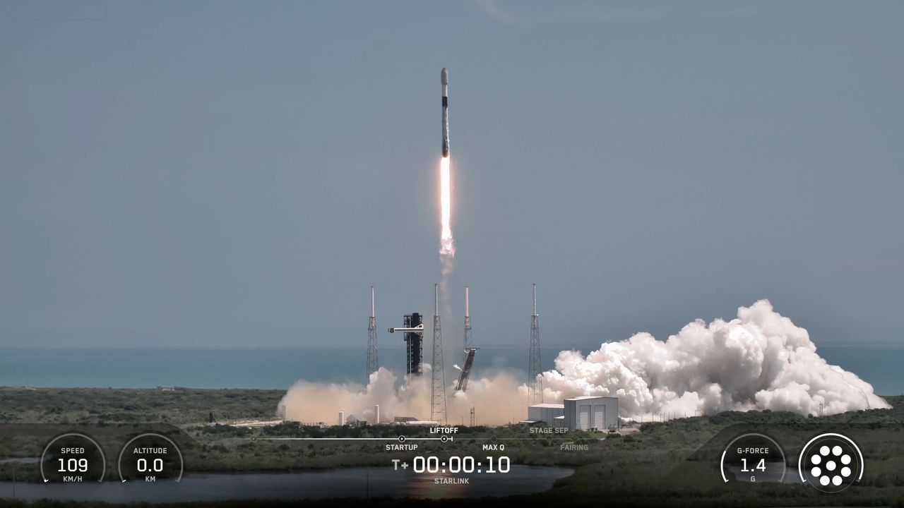 SpaceX снова удивляет: 29 спутников Starlink в небе!